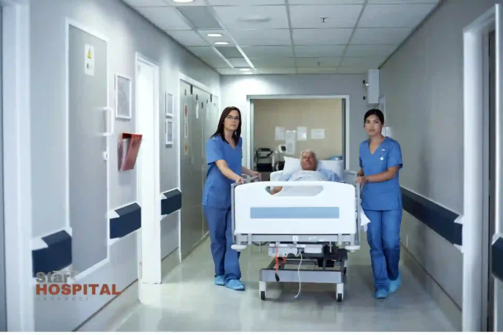 Emergency ALS Ambulance Star Hospital Varanasi Akhri Bypass