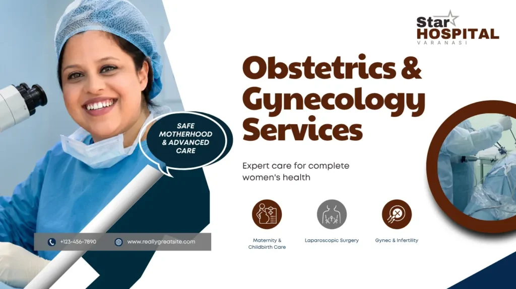 Obstetrics and Gynecology Department Banner Star Hospital Varanasi
