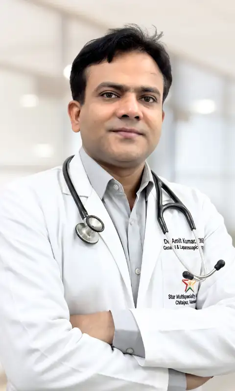 Dr Amit Kumar Senior General and Laparoscopic Surgeon Director at Star Hospital Varanasi